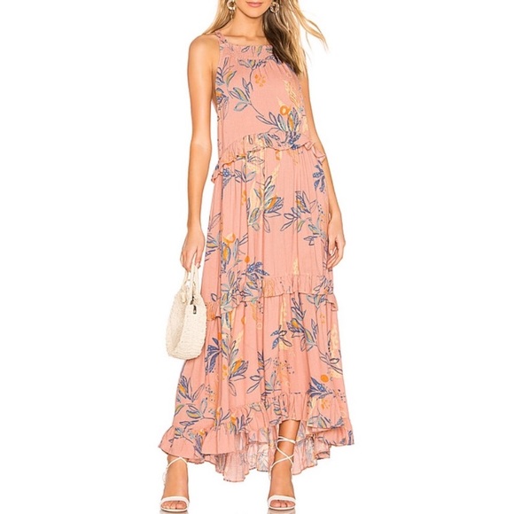 NWT Free People Anita Printed Maxi Dress - Picture 7 of 9